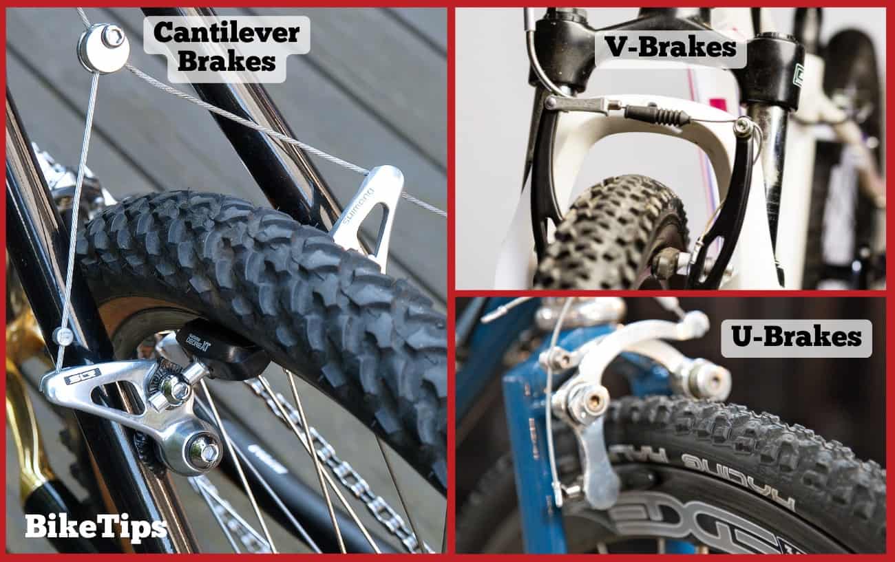 Different brakes on discount bikes