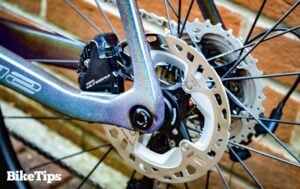 Ultegra disc brake caliper on my road bike
