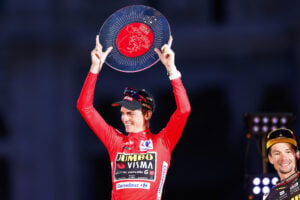 Homepage 15 The peloton races at the Vuelta a España, where Enric Mas won the 2026 overall title