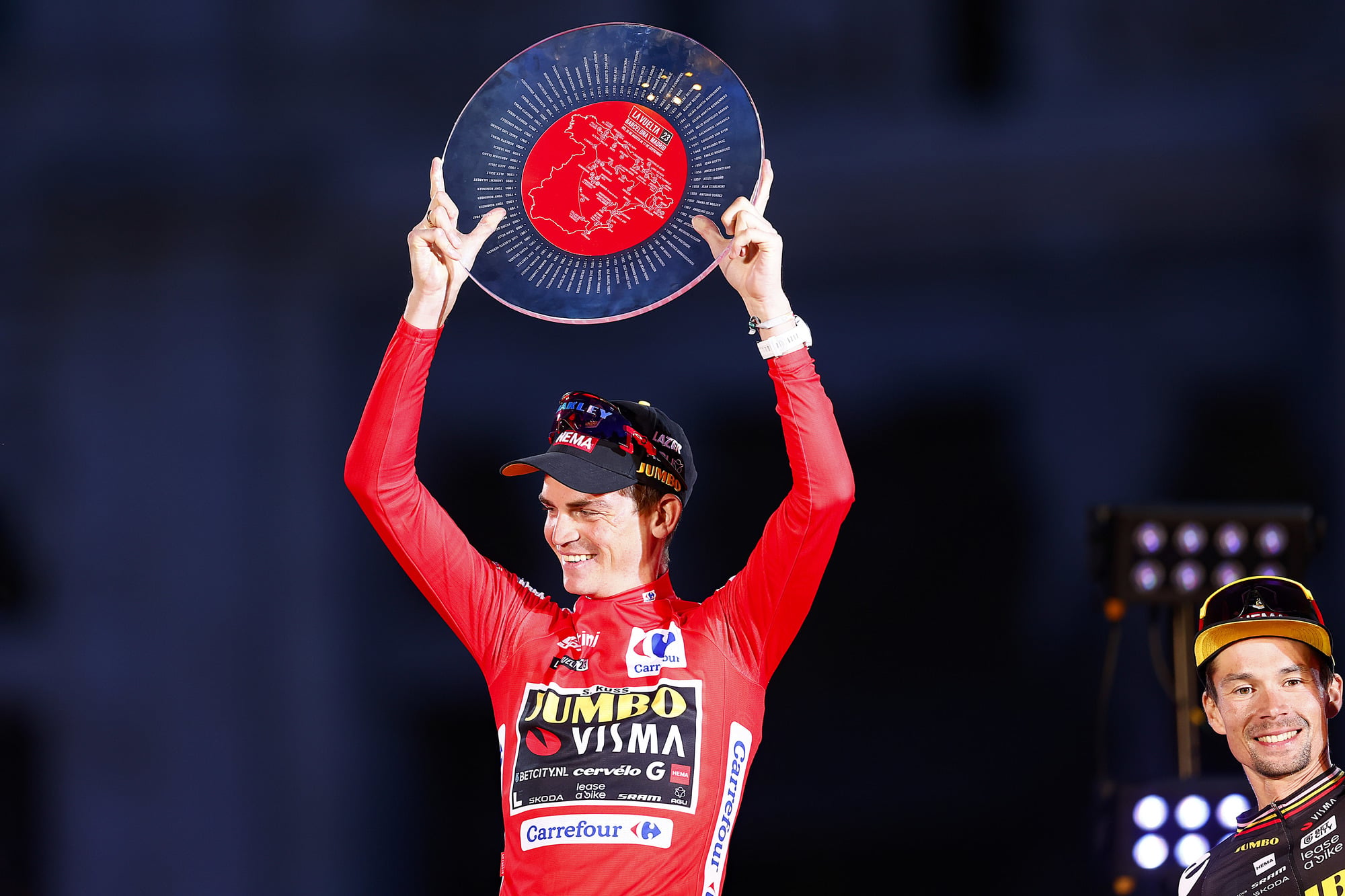 Homepage 11 The peloton races at the Vuelta a España, where Enric Mas won the 2026 overall title