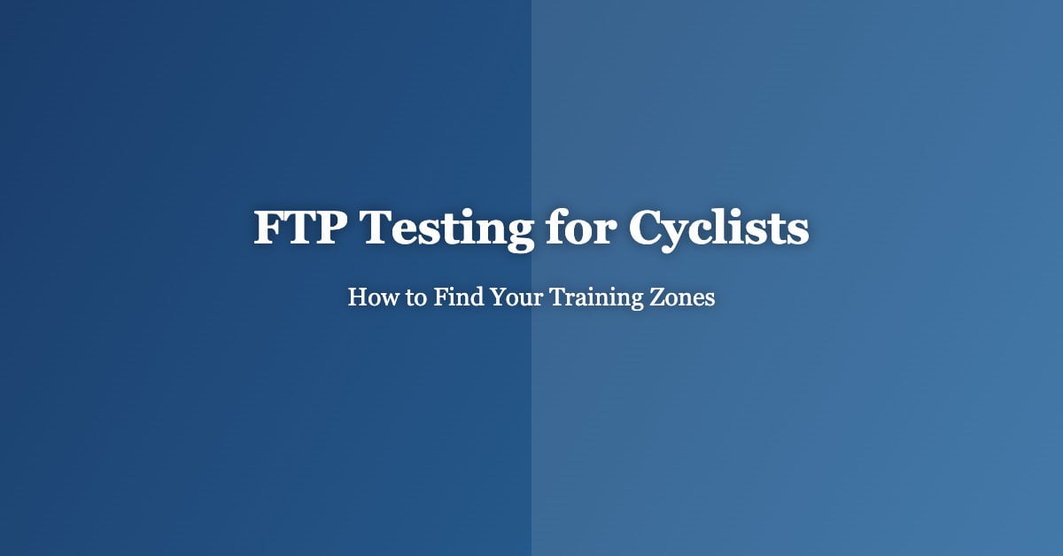 Felix Hewitt 7 Cyclist on a turbo trainer doing an FTP test to determine training zones