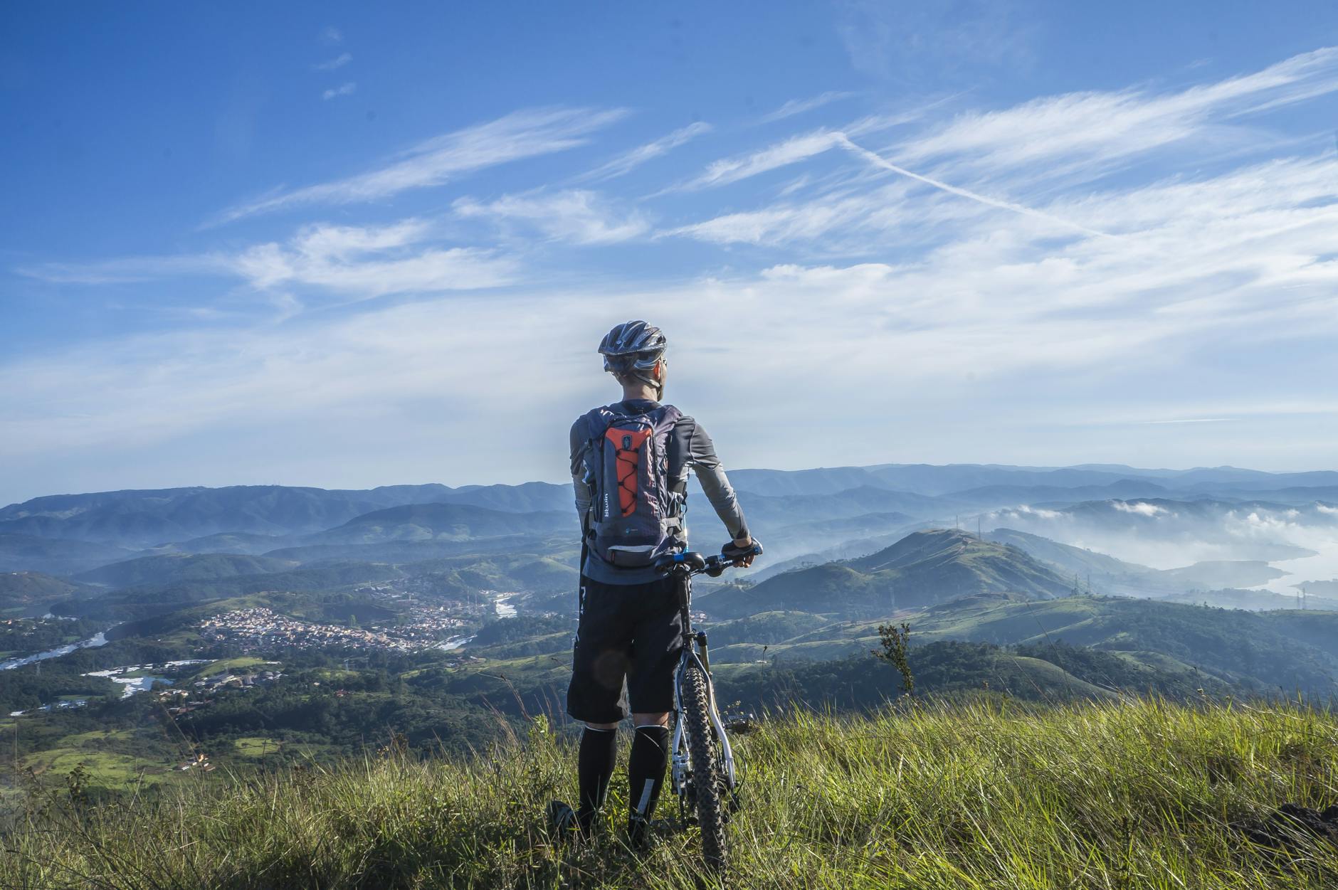 News 17 Gravel cyclist racing on dirt trail at Traka 200 in Girona Spain